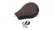 Royal Enfield Classic 350 500 Leatherite Front Low Rider Seat Brown